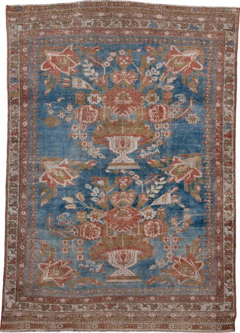 Antique Afshar Area Rug (4' x 6')
